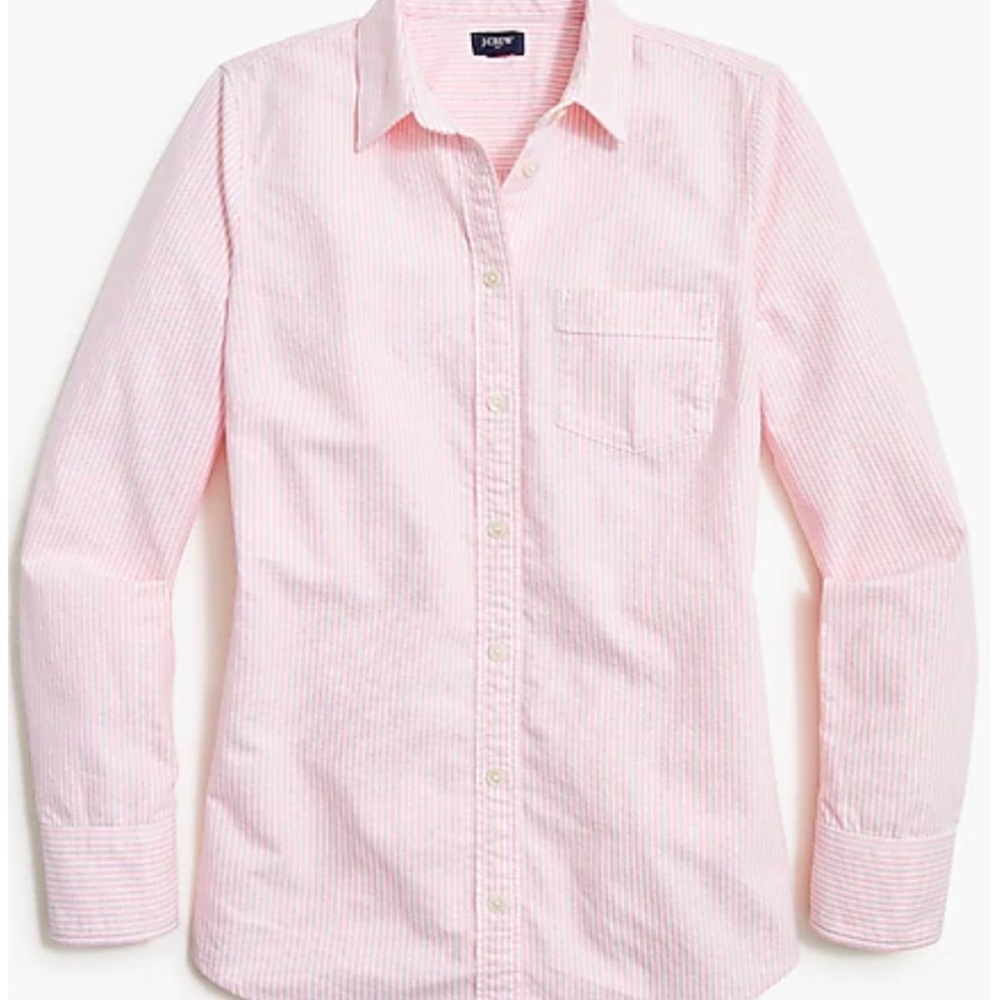 New with tags J Crew cotton button up Oxford shirt